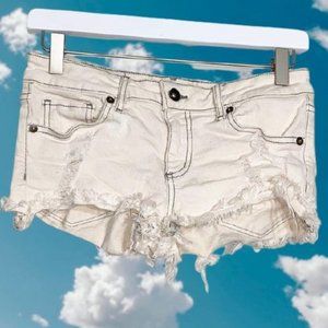 Bullhead Shortie Cut-off Stretch Shorts 5